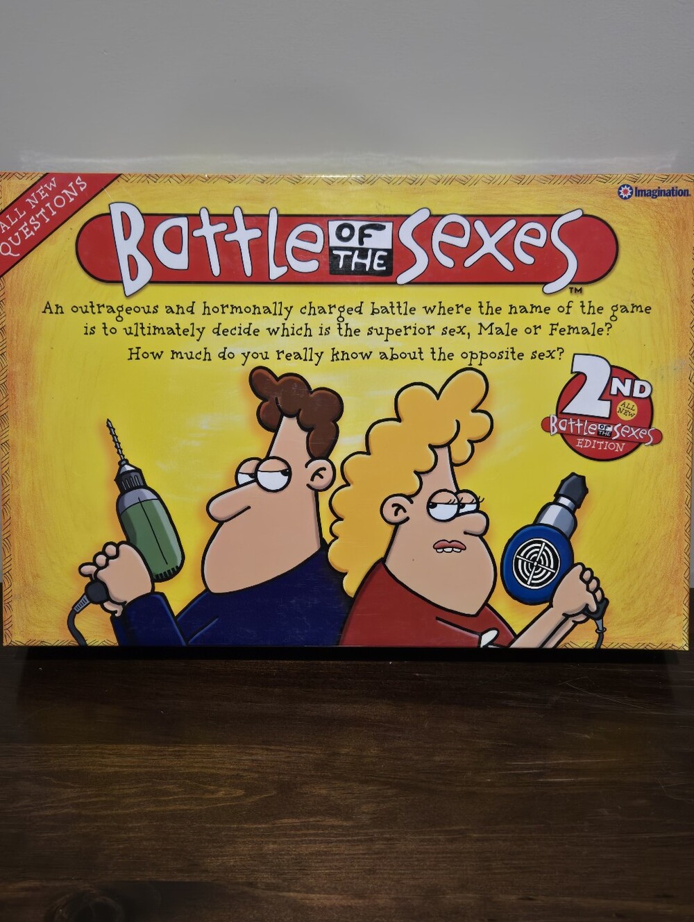 Battle of the Sexes 2nd Edition Board Game - Yellow